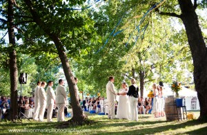 Outdoor Wedding Ceremony Iowa