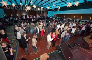 Corporate Event Attendees Dancing the Night Away to Liverpool Legends.