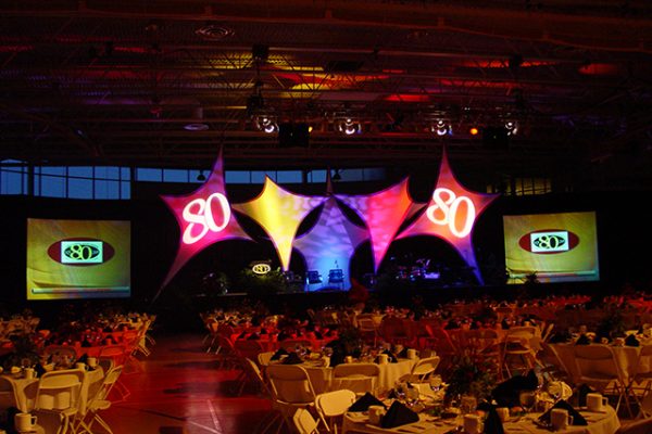 Gala Stage Decor with Transformits