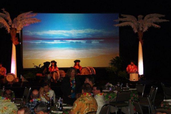Hawaiian Themed Stage Decor and Entertainment (2)