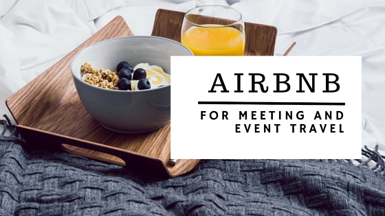 AirBNB for Meeting and Event Travel
